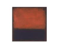 Mark Rothko Orange Deep Blue 1960 Posters Wall Art Painting Canvas Prints Decor Poster Artworks 20x20inch(50x50cm)
