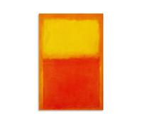 Mark Rothko Painter(Orange, Yellow, Red)Artwork Poster Picture Print Canvas Wall Paint Arts Decor Modern Home Artworks Gift Idea 16x24inch(40x60cm)