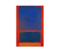mark_rothko Paintings Blue, Orange, Red mark_rothko Poster Canvas Painting Poster Wall Art Decorative Picture Prints Modern Decor 20x30inch(50x75cm)
