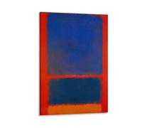 Mark Rothko Paintings Blue, Orange, Red Mark Rothko posters Canvas Wall Art Prints Photo Picture Painting Room Decor Home Decorative 08x12inch(20x30cm)
