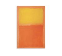 Mark Rothko Poster, Orange And Red on Yellow Print Poster Cool Artworks Painting Wall Art Canvas Prints Hanging Picture Posters 20x30inch(50x75cm)