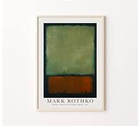 Mark Rothko Posters And Prints Orange And Dark Green Wall Art Mark Rothko Canvas Painting Mark Rothko Pictures Living Room Decor 40x60cm No Frame