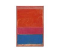 Mark Rothko Print Royal Red And Blue 1954 Poster Painting Canvas Wall Art Living Room Posters Painting 12x18inch(30x45cm)