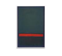 Mark Rothko Prints 《No 15, Two Greens And A Red Stripe, 1964》 Wall Art Paintings Poster Art Poster Canvas Painting Decor Wall Print Photo Home Modern Decorative Posters 16x24inch(40x60cm)