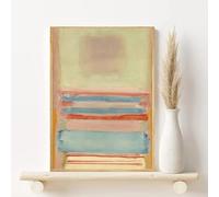 Mark Rothko Prints on Canvas Painting Abstract Poster Poster Art Print Bar for Living Room Bedroom Furniture Decor 27.5"x39.4"(70x100cm) No frame