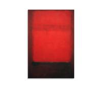 Mark Rothko Prints 《Red Over Dark Red》 Wall Art Paintings Poster Posters Art Print Wall Photo Paint Poster Hanging Picture Family Decor 16x24inch(40x60cm)
