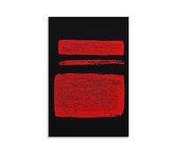 mark_rothko Red On Black Painting Poster (2) Wall Art Poster Scroll Canvas Painting Picture Living Room Decor Home 16x24inch(40x60cm)