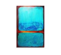 Mark Rothko《Study in Blue》Print Poster Canvas Room Aesthetic Wall Art Prints Home Modern Decor 08x12inch(20x30cm)