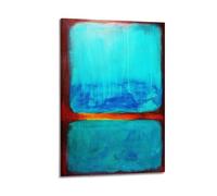 Mark Rothko《Study in Blue》Print Poster Canvas Wall Art Scroll Picture Print Living Room Walls Decor Homes 24x36inch(60x90cm)