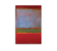 Mark Rothko Violet Green And Red, 1951 No 6 Abstract Rectangular Regions Of Color Posterwall Art Canvas Aesthetic Music And Movie Decoration Living Room Bedroom 24x36inch(60x90cm) Unframe-style
