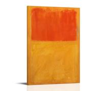 Mark Rothko Works《Orange And Tan》Printing Posters Hanging Canvas Paintings Minimalist Wall Art Prints for Bedroom & Living Room 24x36inch(60x90cm)