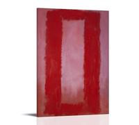Mark Rothko Works《Red on Maroon》Printing Posters Printed Canvas Wall Art Paintings Contemporary Decor Artworks for Home 20x30inch(50x75cm)