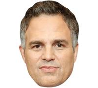 Mark Ruffalo (Short Hair) Celebrity Mask, Flat Card Face, Fancy Dress Mask