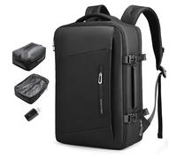 MARK RYDEN 38L Vacuum Backpack with pump Multi-pocket Travel Bag Waterproof Carry On Backpack with Padded Breathable YKK-Zipp