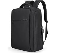 MARK RYDEN Men's Laptop Backpack, 180 Degree Open School Backpack, Notebook Backpack, Daypack, Waterproof Laptop Backpack for School, Work, Travel, Black