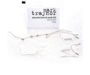 Mark Traynor Miracle Face & Neck Lift Kit - Hollywood's Non-Surgical Facelift Secret Since 1969 | Instantly Lifts Eyes, Jawline & Neck | 12 Invisitapes, Face & Neck Band | Beige or Brown