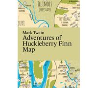 Mark Twain, Adventures of Huckleberry Finn Map