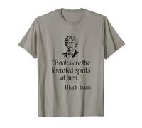 Mark Twain Books are The Liberated Spirits of Men Quote T-Shirt