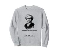 Mark Twain Denial Ain't Just a River in Egypt Men Women Gift Sweatshirt
