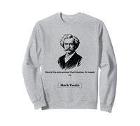 Mark Twain Man Is the Animal That Blushes Men Women Gift Sweatshirt