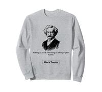 Mark Twain Other Peoples Habits Men Women Gift Sweatshirt