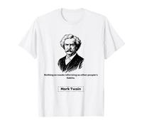 Mark Twain Other Peoples Habits Men Women Gift T-Shirt
