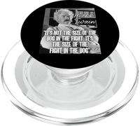 Mark Twain Quote It's Not The Size of The Dog in the Fight PopSockets PopGrip for MagSafe