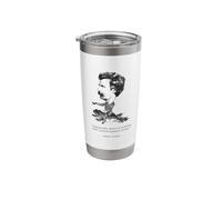 Mark Twain Riding A Frog Stainless Steel Insulated Tumbler