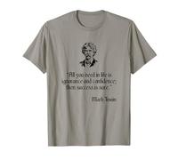 Mark Twain Shirt Mark Twain All You Need is Confidence Quote T-Shirt