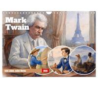 Mark Twain UK-Version (Wall Calendar 2026 DIN A4 Landscape), CALVENDO 12 Month Wall Calendar