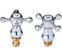Mark Vitow Neo-Tops Cross Head Chrome Plated 1/2" Tap Conversion Kit