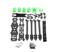 Mark4 5inch FPV Racing Drone Frame 225mm With 5mm Arm 3K Carbon Fiber 5" Freestyle RC With Print Parts(5in With Green)
