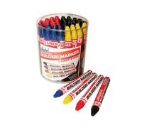 Markal Builders Marker 48 Pack (Blue, Black, Red & Yellow)