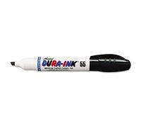 Markal Dura-Ink 96223C King Size, Black #25 Permanent Ink Marker With Chisel Tip