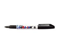 Markal Dura Ink Fine 15 - Black - 1 Pen - Fine Permanent Ink Marker Pen
