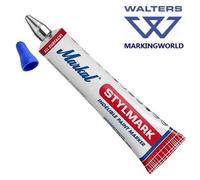 Markal Stylmark Permanent Ball Point Paint Marker | Metal, Glass, Cloth, Box 12