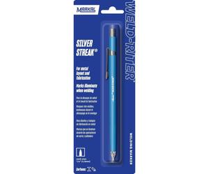 Markal Welders Pencil, Refillable Silver Streak Metal Marking Fabrication, 96006