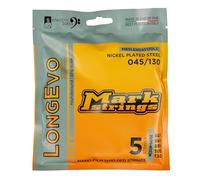 MARKBASS 5 ROPE LONGEVO SERIES NICKEL PLATED STEEL NANO-FILM SHIELDED STRINGS LONG LIVED 045 065 085 105 130