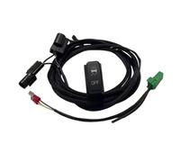Marked ABS OFF Push-Button with Disconnect Wiring Harness Set | Visible ABS OFF Marking and Text Label, Separate Push-Button Control, Wrapped Harness with Multiple Connector