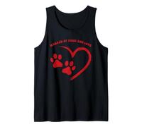 Marked By Paws And Love Dog Lover Cool Puppy Pup Owner Tank Top