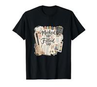 Marked Up & Filled Up Bible Journaling Christian Design Value Graphic T-Shirt, Men, Black, XL