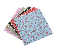 MARKELL 100Pcs 10x10cm Square Floral Cotton Fabric Patchwork Cloth For DIY Craft Sewing
