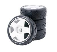 MARKELL 103mm 1/8 Scale RC Off Road Tires Wheel 17mm Hex for ARRMA Redcat Team WR8 Hobao,White