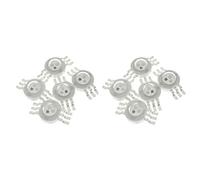 MARKELL 10Pcs 3X3W High Power RGB Red Green Blue LED Light Lamp Energy Saving Lamp Beads Bulbs 6PIN 45MIL 3W High Power Chip