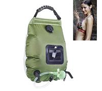 MARKELL 20L Outdoor Camping Shower Bag Camping Mountaineering Bag Solar Portable Outdoor Bath Storage Bag Non- Environmental Protection PVC Bag