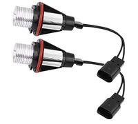 MARKELL 8000K Amber LED Angel Eye Marker Halo Light Bulbs Lamps for E39 E53 E60 E63 E64 E66 E87 5 6 7 X3 X5 [Pack of 2 Pcs]