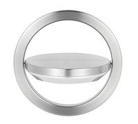 MARKELL Kitchen Flap Lid Stainless Steel Flush Recessed Built-In Balance Flap Cover Trash Bin Garbage Can Trash Lid Kitchen Counter Top Round