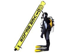 Marker Buoy - Diving 3.77ft, Inflatable Dive Safety Sausage Tube, High Visibility Diving Float with Tpu Coating for Snorkeling | Underwater Exploration Safety Dive
