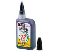 Marker Ink Refill - 72hour Super Color Ink, Multicolor Marker Additive System | Oil Based Waterproof Pigment Cartridge Tool, Crafting Supply Enhancement Unit, Safe Harmless for Human Body