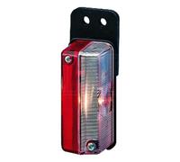 HELLA 2XS 005 020-011 Marker Light - 12/24V - mounting - Lens Colour: Crystal clear/Red - Lateral Mounting